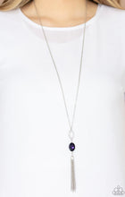 Cargar imagen en el visor de la galería, Paparazzi 💜 &quot;Unstoppable Glamour&quot; -- Purple/Silver Necklace
