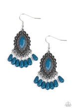 Charger l&#39;image dans la galerie, Paparazzi 💜 &quot;Private Villa&quot; -- Blue Earrings
