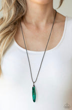 Cargar imagen en el visor de la galería, Paparazzi 💜 &quot;Meteor Shower&quot; -- Green Necklace
