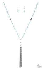 Load image into Gallery viewer, Paparazzi 💜 &quot;Tassel Takeover&quot; -- Blue Necklace
