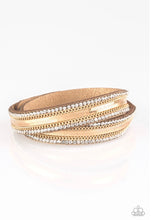 Charger l&#39;image dans la galerie, Paparazzi 💜 &quot;Rocker Rivalry&quot; -- Gold Wrap Bracelet
