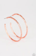 Load image into Gallery viewer, Paparazzi 💜 &quot;A Double Take&quot; -- Copper Hoop Earrings
