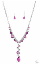 Lade das Bild in den Galerie-Viewer, Paparazzi 💜 &quot;Crystal Couture&quot; -- Purple Necklace
