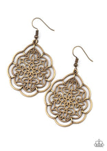 Cargar imagen en el visor de la galería, Paparazzi 💜 &quot;Tour de Taj Mahal&quot; -- Brass Earrings
