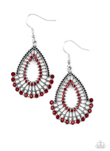 Charger l&#39;image dans la galerie, Paparazzi 💜 &quot;Castle Collection&quot; -- Red Earrings
