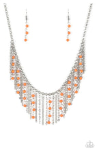 Load image into Gallery viewer, Paparazzi 💜 &quot;Harlem Hideaway&quot; -- Orange Necklace
