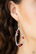 Load image into Gallery viewer, Paparazzi 💜”Quite The Collection” -- Red Earrings
