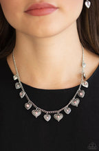 Cargar imagen en el visor de la galería, Paparazzi 💜 &quot;Lovely Lockets&quot; -- Silver/Pink Necklace
