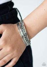 Cargar imagen en el visor de la galería, Paparazzi 💜 &quot;A Piece of the Action&quot; -- Silver Bracelets
