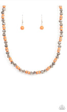 Load image into Gallery viewer, Paparazzi 💜 “ZEN You Least Expect It” -- Orange Necklace
