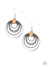 Load image into Gallery viewer, Paparazzi 💜 &quot;Southern Sol&quot; -- Orange Earrings
