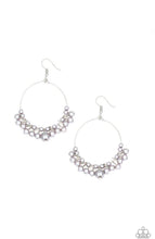 Load image into Gallery viewer, Paparazzi 💜”The Pearl Fectionist- Silver Earrings
