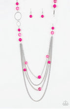 Lade das Bild in den Galerie-Viewer, Paparazzi 💜 &quot;Bubbly Bright&quot; -- Pink Necklace
