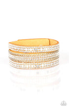 Cargar imagen en el visor de la galería, Paparazzi 💜 &quot;Fashion Fanatic&quot; -- Yellow Wrap Bracelet
