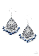 Load image into Gallery viewer, Paparazzi 💜 &quot;Gracefully Gatsby&quot; -- Blue Earrings
