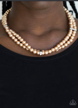 Charger l&#39;image dans la galerie, Paparazzi 💜 &quot;Put on Your Party Dress&quot; -- Brown Pearl Necklace
