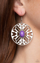 Cargar imagen en el visor de la galería, Paparazzi 💜 &quot;South West Walkabout&quot; -- Purple Earrings
