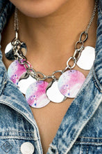 Cargar imagen en el visor de la galería, Paparazzi 💜 &quot;Tie-Dye Drama&quot; -- Multi-Color Necklace
