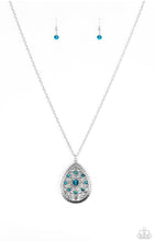 Load image into Gallery viewer, Paparazzi 💜 &quot;I Am Queen&quot; -- Blue/Silver Necklace
