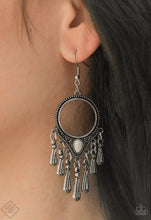 Load image into Gallery viewer, Paparazzi 💜 &quot;Ranger Rhythm&quot; -- Silver Earrings
