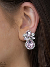 Cargar imagen en el visor de la galería, Paparazzi 💜 &quot;Celebrity Crowd&quot; -- Pink Clip-On Earrings
