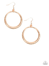 Load image into Gallery viewer, Paparazzi 💜 &quot;Modern Shimmer&quot; -- Rose Gold Earrings
