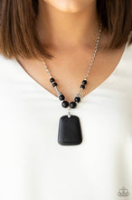 Load image into Gallery viewer, Paparazzi 💜 &quot;Sandstone Oasis&quot; -- Black Necklace
