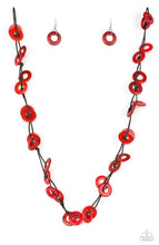 Load image into Gallery viewer, Paparazzi 💜 “Waikiki Winds” -- Red necklace
