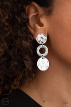 Load image into Gallery viewer, Paparazzi 💜 &quot;Torrid Trinket&quot; -- Silver Clip-On Earrings
