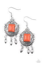 Load image into Gallery viewer, Paparazzi 💜 &quot;Open Pastures&quot; -- Orange Earrings
