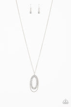 Load image into Gallery viewer, Paparazzi 💜 &quot;Money Mood&quot; -- White Rhinestone Necklace
