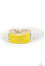 Charger l&#39;image dans la galerie, Paparazzi 💜 “Hot Cross Bungee” — Yellow Urban Bracelet
