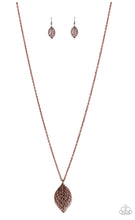 Load image into Gallery viewer, Paparazzi 💜 &quot;Just Be-LEAF&quot; -- Copper Necklace
