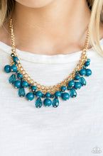 Cargar imagen en el visor de la galería, Paparazzi 💜 &quot;Tour de Trendsetter&quot; -- Blue/Gold Necklace
