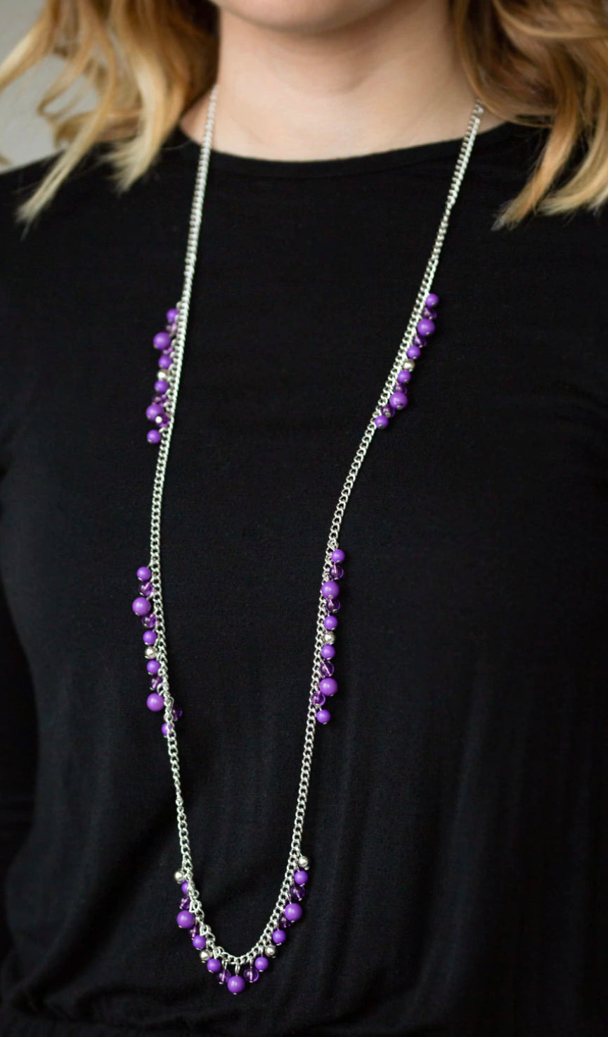 Paparazzi 💜 Miami Mojito - Purple Necklace