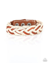 Cargar imagen en el visor de la galería, Paparazzi 💜 &quot;Outback Outlaw&quot; -- Brown Urban Wrap Bracelet
