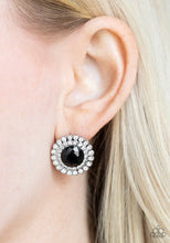 Load image into Gallery viewer, Paparazzi 💜 &quot;My Second Castle&quot; -- Black Earrings
