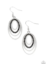 Load image into Gallery viewer, Paparazzi 💜 &quot;Date Night Diva&quot; -- Black Earrings
