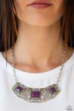 Load image into Gallery viewer, Paparazzi 💜“Feeling Inde-Pendant” -- Purple Necklace

