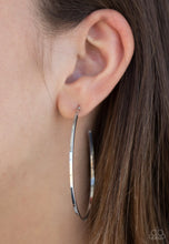 Load image into Gallery viewer, Paparazzi 💜 &quot;Cool Curves&quot; -- Silver Earrings
