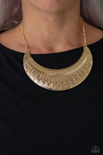 Load image into Gallery viewer, Paparazzi 💜 “Large As Life” -- Gold Necklace
