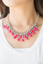 Load image into Gallery viewer, Paparazzi 💜 &quot;Friday Night Fringe&quot; -- Pink Necklace
