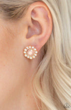 Load image into Gallery viewer, Paparazzi 💜 &quot;Little Lady&quot; -- Copper/White Earrings
