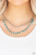 Load image into Gallery viewer, Paparazzi 💜 &quot;Dainty Distraction&quot; -- Blue/Gray Necklace
