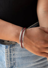 Cargar imagen en el visor de la galería, Paparazzi 💜 &quot;Heap It On&quot; -- Red Bracelets
