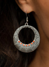 Load image into Gallery viewer, Paparazzi 💜 Adobe Dusk - Orange Earrings
