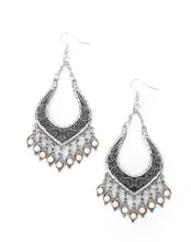 Load image into Gallery viewer, Paparazzi 💜 Sahara Fiesta - White  Earrings
