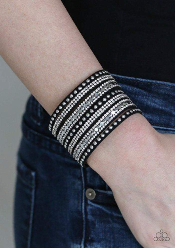 Black wrap online bracelet paparazzi