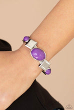 Charger l&#39;image dans la galerie, Paparazzi 💜 &quot;Abstract Appeal&quot; -- Purple Bracelet
