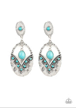 Load image into Gallery viewer, Paparazzi 💜 &quot;Terra Tribute&quot; -- Blue Earrings
